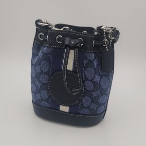Coach Navy and Black Mini Bag